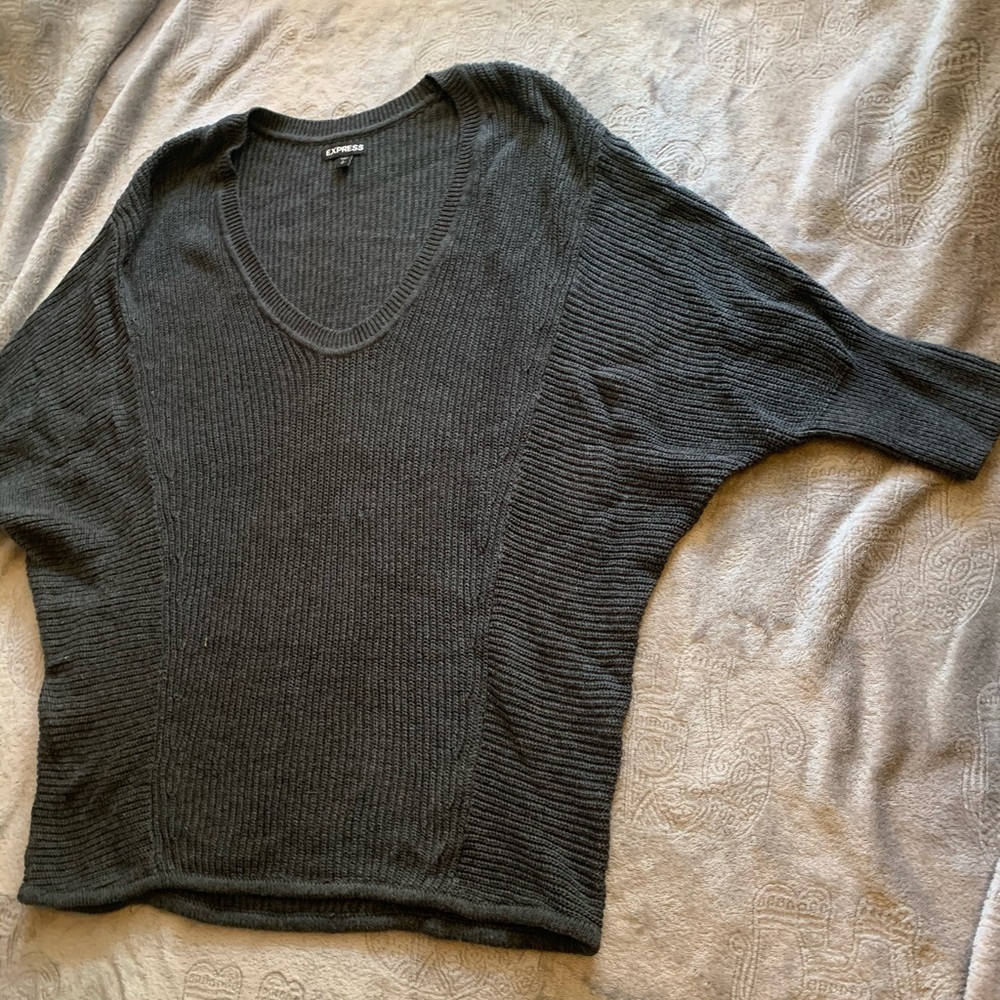 Express sweater with three quarter sleeves